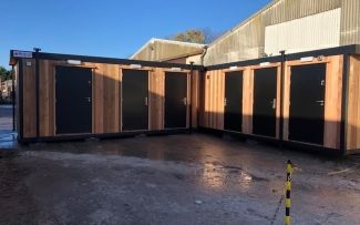 Bespoke Built Cedar Clad Toilet Cabins