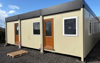 32'x30' 3 Bay Plastisol Steel Modular Building, York