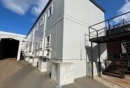 80' x 20' 8 Bay Two Storey (4on4) Modular Building - Modern Plastisol Steel Modular Building 