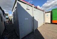 16' x 9' Anti-vandal Steel 2+1+Shower Toilet Block