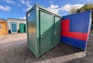 8' x 5' Anti-Vandal Steel 1+1 Toilet Block