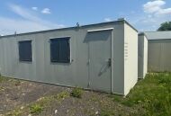 20'x18' 2 Bay Anti-Vandal Modular Office Unit 