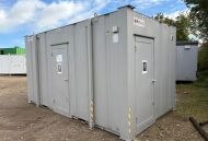 16'x9' Anti-Vandal 3+1 Toilet Block