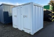 10' x 8' 1+1 Self Contained Solar Power W/C Toilet Block