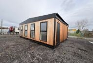28&rsquo;x20&rsquo; 2 Bay Cedar Clad Modular Building