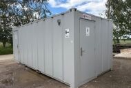 20' x 9' Anti-Vandal Steel 3+2 Toilet Block